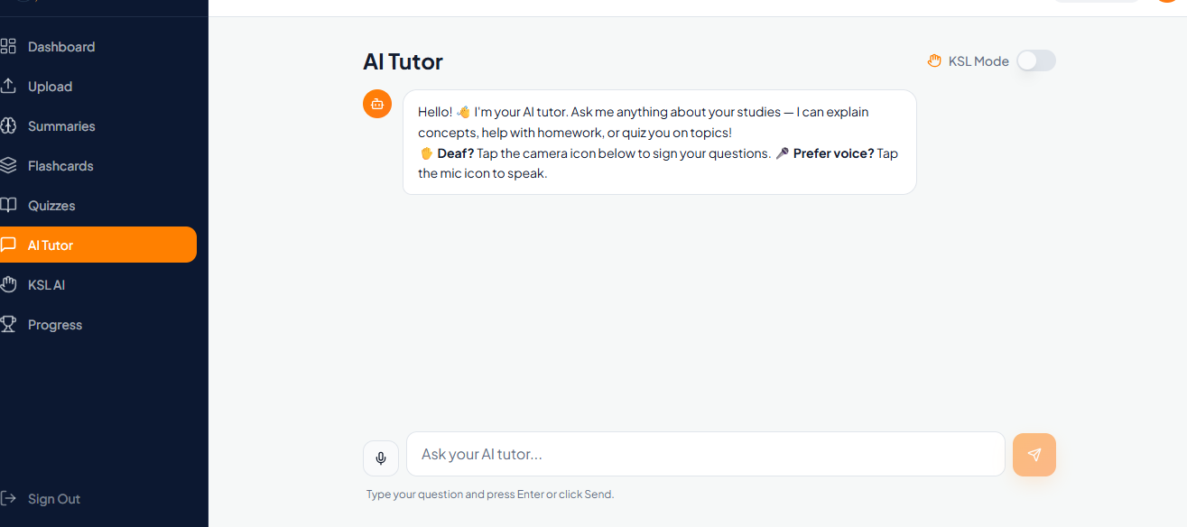 Ask the AI Tutor